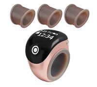 Générique Compteur De Doigts - Bague Légère Et Précise Connectée À L'Application,Bague Compteur De Doigts Avec Cliqueur,Pour Intérieur Extérieur Marche Quotidienne Golf Mathématiques Salle De Classe