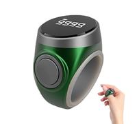 Générique Compteur De Doigts, Modèle De Bouton Rechargeable Smart Ring | Grand Écran, Rappel Électronique De 15g, Accessoire De des Clics De Précision pour Un Usage Quotidien, des Occasions Spéciales