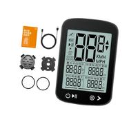 Générique Compteur De Vitesse pour Vélo De Route, écran HD Rétroéclairé De 2,4 Pouces, étanche Ipx7, Autonomie De 30 Heures, Mesure De La Vitesse (Black Chinese)