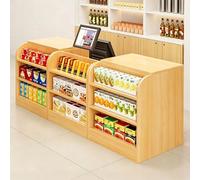 Générique Comptoir Caisse avec Etageres, Comptoir de Reception for Commerces de Proximite, Boutiques et Epiceries