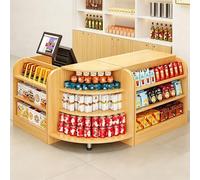 Générique Comptoir Caisse avec Etageres, Comptoir de Reception for Commerces de Proximite, Boutiques et Epiceries