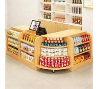 Générique Comptoir Caisse avec Etageres, Comptoir de Reception for Commerces de Proximite, Boutiques et Epiceries