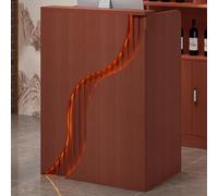 Générique Comptoir d'accueil Moderne à éclairage LED Multicolore, élégant comptoir pour Salon de Coiffure, Magasin ou Bureau (80 cm), Design Professionnel et Fonctionnel.