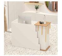 Générique Comptoir d'accueil Moderne et Compact pour Salon de beauté et supermarché - Bureau de Caisse Moderne, mobilier de réception pour Bureau et Salon (L1, 100 cm / 39,3 po)