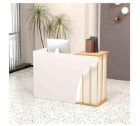 Générique Comptoir d'accueil Moderne pour supermarché, hôtel et Magasin de proximité - Petit comptoir d'accueil Peu encombrant avec tiroir verrouillable, (L1,80 cm/31,4 po)