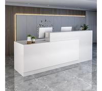 Générique Comptoir de réception, comptoir de Vente au détail, Caisse, casier de Bureau, Table avec tiroirs, câble, comptoir de réception - Bureau Moderne pour Salon, Clinique, Hall et Caisse de Vente