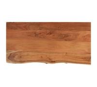 Générique Comptoir de Salle de Bain 120x60x2,5 cm rectangulaire Acacia,Meubles, Accessoires pour Tables, Plateaux de Table, Brun (Poids 18.61KG)