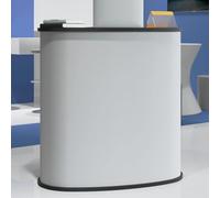Générique Comptoir d'exposition Pliable 90x48x93 cm Bois d'ingénierie, Entreprise & Industrie, Marketing & publicité, Comptoirs de Salons Professionnels, Blanc, (Poids 10.87KG)