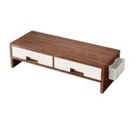 Générique Computer Desk Monitor Riser | Desk Monitor Stand Riser,Double Drawer Ergonomic Organizer for Family Friends Home Offices Indoor Study Bedroom Room