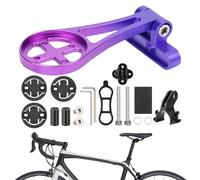 Générique Computer Front Mount Bikes, Speedometer Holder Mountain Bicycles, Secure Data Tracking Bracket, Night Riding Cycling Accessory for Trail and Long Distance Travel, 26g, Black