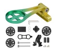 Générique Computer Front Mount for Bike, Heavy-Duty Speedometer Holder, Cycling Accessory, Perfect for Data Tracking Night Riding Trail and Long Distance Travel, Handlebar Compatibility