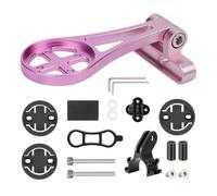 Générique Computer Front Mount, Mountain Bike Mount, Lightweight Design Compact Build Sport Ready GPS Compatible Angle Adjustable, Cycling Accessories for Data, Tracking, Night, Riding