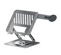 Générique Computer Stand for Laptop - Alloy Steel Foldable Ergonomic Riser with Magnetic Phone Holder, Desk Shelf Organizer for Office Home Study Kitchen Classroom Couch Work Setup