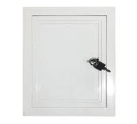 Générique Concealed Access Hatch with Lock and Key for Ceiling Walls, Aluminium, 150 x 150 mm to 600 x 600 mm, Rectangular Design