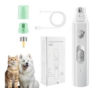 Générique Concertchop Dog Nail Grinder, Concertchop Nail Trimmer, Smart LED Pet Grinder, 3 Grinding Modes & 2 Levels, Zero Ouch, for All Dogs & Cats, Pet Paws Grooming Smoothing Too(White)