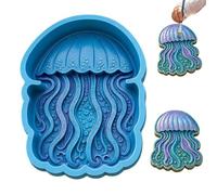 Générique Concrete Molds - Sea Theme 3D Printing Mould, Garden Stone Decor | Concrete Stepping Stone Molds for Garden Patio Backyard Walkway Path Outdoor Christmas Painting Family