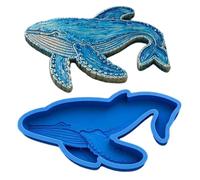 Générique Concrete Molds, Silicone Stepping Stone Molds for Garden Patio | Reusable Sea Theme Decor, Raised Detail Design, Easy Release Craft Kit For Outdoor Walkway Backyard Path