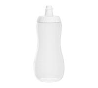 Générique Condiment Squeeze Bottles - 500ml Leakproof Refillable Dispenser, Sauce Containers for Kitchen Cooking Food Preparation Meal Prep Restaurant Home Travel, Easy to Use Bottles