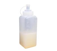 Générique Condiment Squeeze Bottles - Refillable Leak Proof Dispenser with Scale Large Capacity | Sauce Container Precise Pour Control for Salad Dressing, Syrup, Vinegar or Seasoning