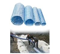 Générique Conduit d’évacuation Souterrain, Canal d’assainissement adapté aux Cours, Tube perforé Pliable, Parfait pour allées, pelouses et Tous usages extérieurs(15 cm,2000 cm)