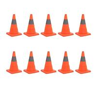 Générique Cônes de signalisation escamotables 10 pcs 42 cm,Entreprise & Industrie,Signalétique,Signalétique de Danger & d'avertissement,4.95 KG,150950