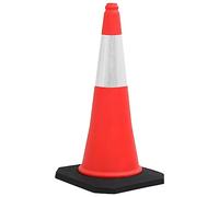 Générique Cônes de signalisation réfléchissants à Base Lourde 10 pcs 75cm,Entreprise & Industrie,Signalétique,Panneaux de signalisation routière,Multicolore,24.75KG,150944