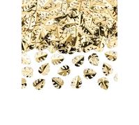 Générique - Confettis de Table Feuilles Tropicales dorées métallisées 15 g