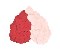 Générique Confettis en Papier de Cœur Rouge et Rose 3 Cm, 400 Pièces pour Décoration de Mariage et Fête, Accessoires Délicats pour Anniversaire et Soirée