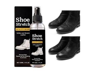 Générique Confortable Élargisseur - Spray Dilatateur | Liquide Assouplissant Élastique 120ml Pour Cuir Matériaux Rigides Maison Usage Quotidien Adultes Étireur Chaussures Bottes Sans Abîmer