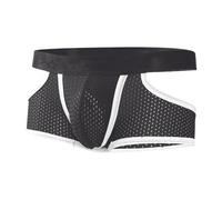 Générique Confortable Motif Étoile Coupe Ample Caleçon Homme, Détente Quotidienne Respirant Léger sous Vetement, Été Automne Tenue Décontractée(Grey, XXXL)