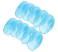 Générique Confortables et Réutilisables en Silicone Bleu 5 Paires de Protège-oreilles pour Teinture Capillaire pour et Traitements Capillaires en Salon
