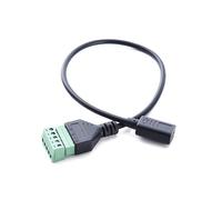 Générique Connecteur Bloc enfichable Type C USB Femelle bornes à vis 5 Broches Câble Adaptateur pour Un de données Rapide et Une Alimentation Connecteur USB de Type C