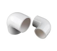 Générique Connecteur coudé égal à 90° en PVC ID 20-50 mm | Raccords de joint d'alimentation en eau en plastique 5 ~ 20 pièces(50mm inner dia,20pcs)