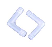 Générique Connecteur coudé en polyéthylène (PE) de 8 à 10 mm, 5 à 500 pièces, for Pompe à air d'aquarium, Tuyau d'arrosage, Irrigation, Jardin(8-10mm,50 Pieces)