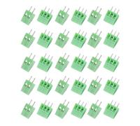 Générique Connecteur de Bornier Pcb en Cuivre Vert, Résistant la Rouille Conductivité Électrique, Pack de 50 Pièces pour Système de Contrôle Automatique