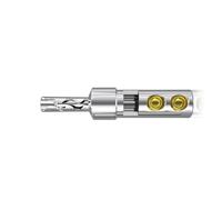 Générique Connecteur de câble de haut-parleur sans soudure/soudé, fiche banane, conception légère avec double vis, trou de, adaptateur de son HiFi, 1 pièce