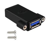 Générique Connecteur de Cordon de coupleur Femelle USB3.0, Adaptateur de sur Panneau, Prise de Murale, Adaptateur Standard, connecteur USB de Bureau