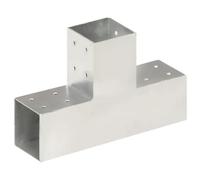 Générique Connecteur de Poteau Forme en T Métal galvanisé 81x81 mm,Quincaillerie,Clôtures & barrières,Poteaux & traverses de clôture,Argent,1.65 KG,145463