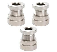 Générique Connecteur D'écrou Capteur D'oxygène O2 Galvanisé Adaptateur Bonde M18 1.5 Plaqué, Prolongateur D'espacement 10 À 1 Pièces(3pcs)