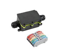 Générique Connecteur étanche IP68 Professionnel, Bloc de bornes de Fil à 2/3 / 4/5 cœurs pour environnements Difficiles et Applications industrielles, Lien de câble