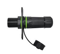 Générique Connecteur Ethernet RJ45 à sur Panneau CAT6 CAT6A, CAT6 | Raccord de cloison avec capuchon scellé pour entrée de câble extérieure industrielle