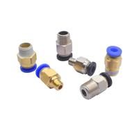 Générique Connecteur pneumatique 2/5/10 pièces 1.75/3.0mm | Imprimante 3D de pièce de poussée de tuyau d'alimentation de dégauchisseuse rapide