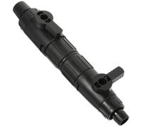 Générique Connecteur pour Aquarium Contrôle du Débit d'eau, Adaptateur Abs | Deux Embouts 3/8 et 1/2 Pouces, Noir, Installation Simple, pour Pompe et Filtre de Bassin