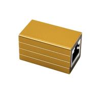 Générique Connecteur RJ45 coupleur Ethernet blindé en Aluminium de qualité supérieure avec Blindage pour routeurs et coupleur protégé par Ordinateur
