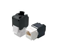 Générique Connecteur Rj45 Keystone blindé Cat 6A/6/7 F/UTP, Module en alliage de Zinc, insertion de réseau LAN sans outil, 2 à 50 pièces(30PCS,Cat6 UTP)
