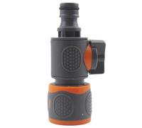 Générique Connecteur Tuyau arrosage - 3.76 inches ABS Plastique | Raccord Universel Jardin - 50g Valve Contrôle Débit Durable Polyvalent Idéal pour Arrosage þlantes et Entretien du Jardin