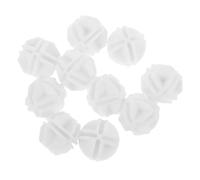 Générique Connecteurs Blancs en Plastique Conception à Rainures Multiples pour Cubes de Rangement , 10 Pièces Faciles à Démonter , Organisateurs pour Placard et Étagères Modulaires