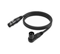 Générique Connecteurs de câble mâle à femelle droit, coude à 90 degrés, fil de cordon adaptateur pour microphones mélangeurs, haut-parleur mâle à femelle, cordon adaptateur