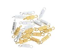 générique Connecteurs De Fermoirs De Serrure De La Vis 20Pcs pour Le Collier/Bracelet Résultats De Bijoux Populaires Et PratiquesCharmant et Charmant