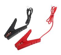 Générique Connecteurs de Saut pour Clôture Électrique Agricole, Câbles de Démarrage Pinces Cuivre, 2 Pièces, Câble de Raccordement pour Système de Clôture Solaire, Accessoire Ferme et